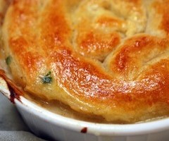 Curried Lime Kaffir Chicken Pot Pie